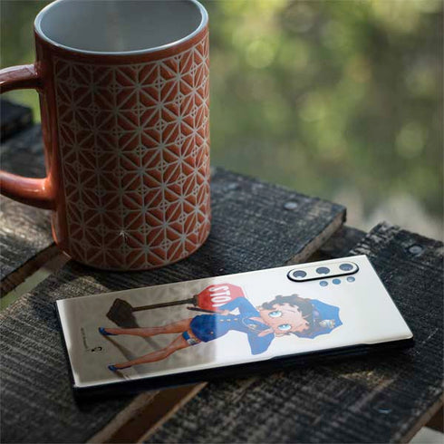 Betty Boop The Police Officer Galaxy Note 10 Plus Skin
